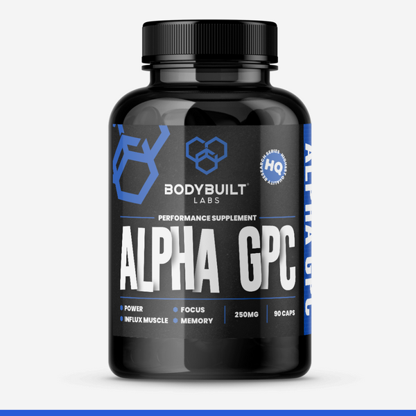 Bodybuilt Labs Alpha GPC 500mg 90 Capsules - product bottle