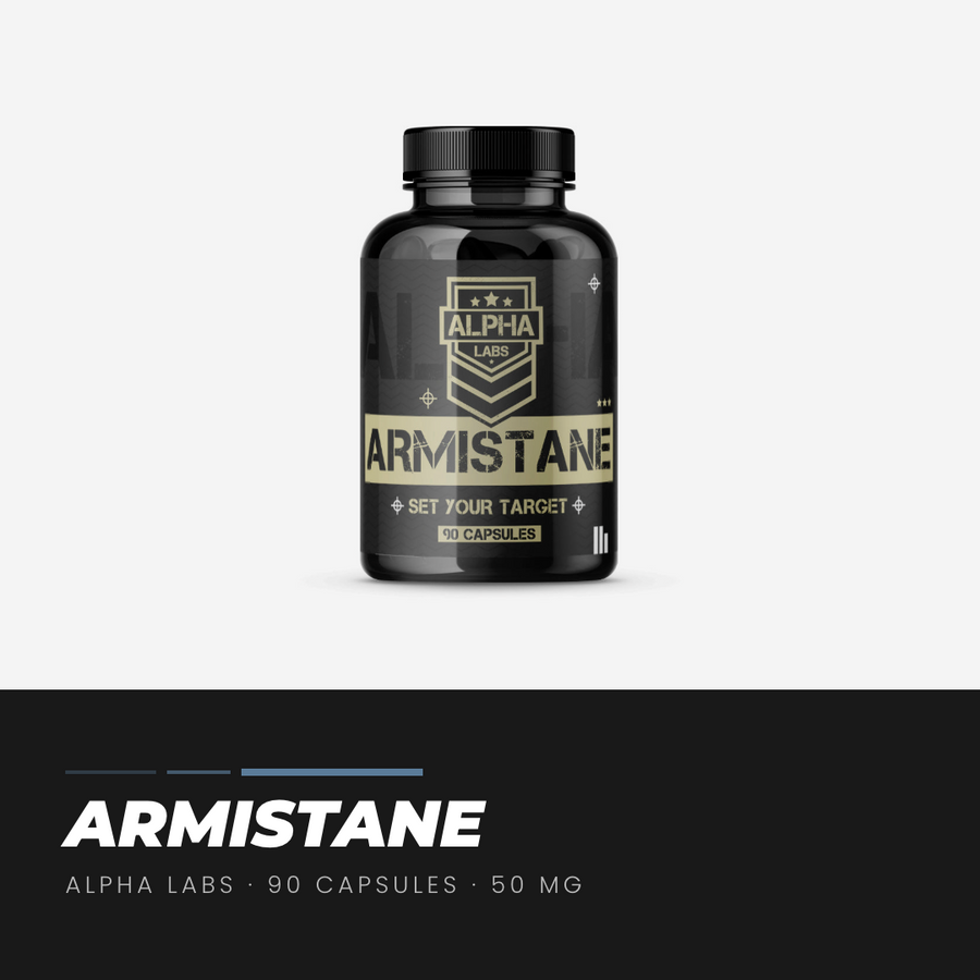 Alpha Labs Armistane 50mg 90 Capsules - product bottle with label