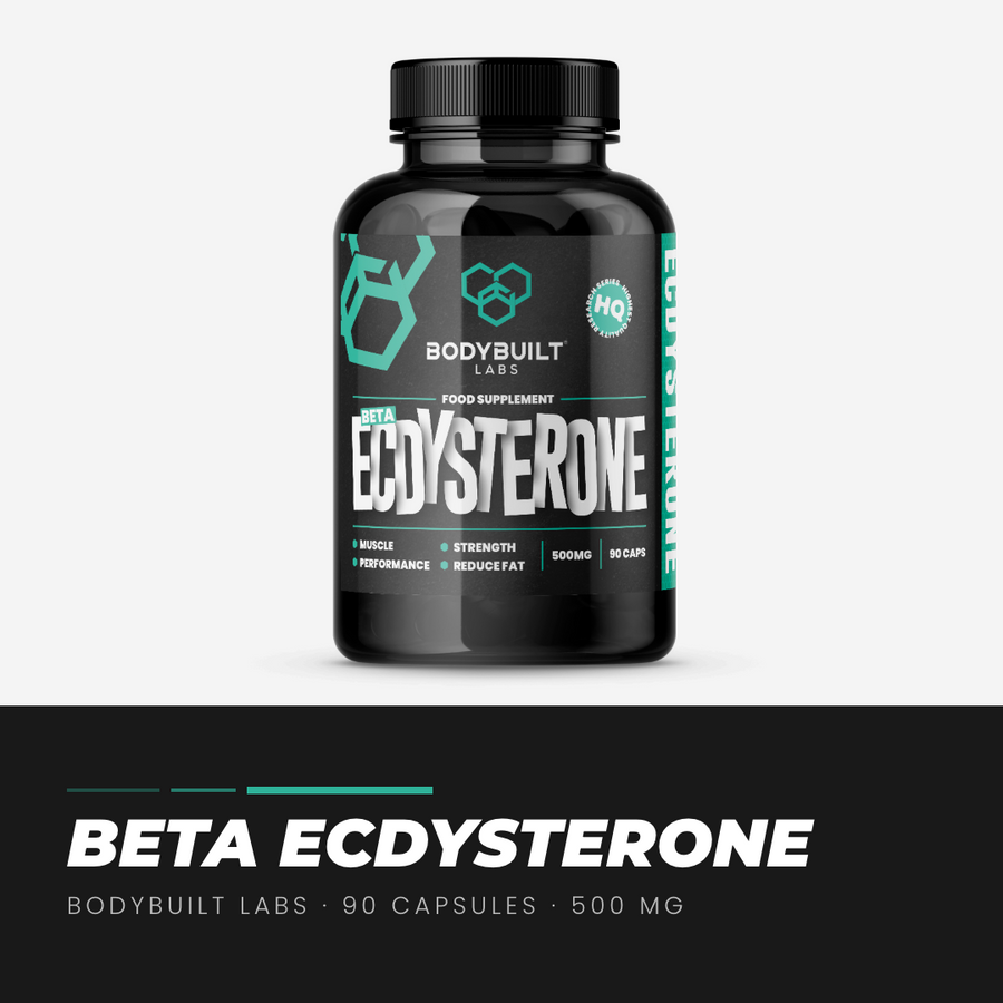 Bodybuilt Labs Beta Ecdysterone 500mg 90 Capsules - product bottle with label