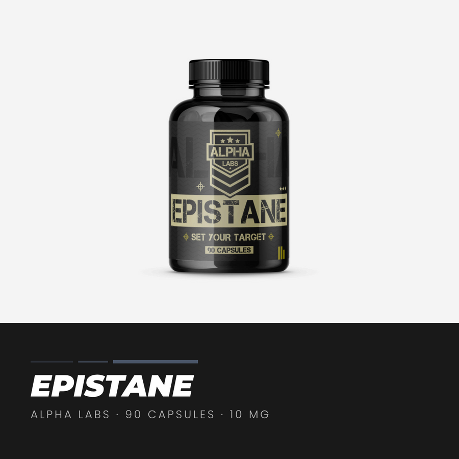 Alpha Labs Epistane 10mg 90 Capsules - product bottle with label