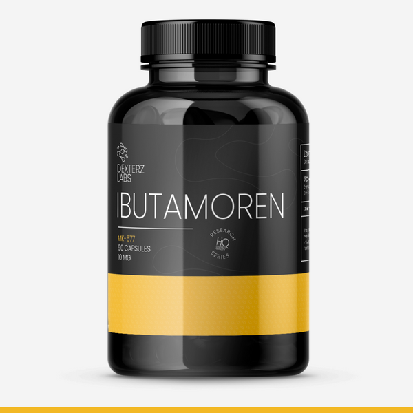 Dexterz Labs Ibutamoren MK-677 Nutrobal 10mg 90 Capsules - product bottle