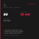 Dexterz Labs Ligandrol LGD4033 10mg 90 Capsules - specification card