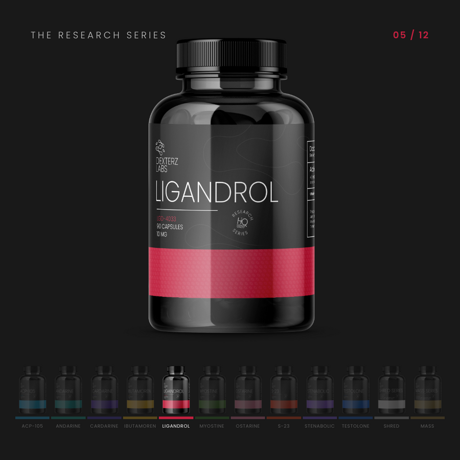 Dexterz Labs Ligandrol LGD4033 10mg 90 Capsules - research series range