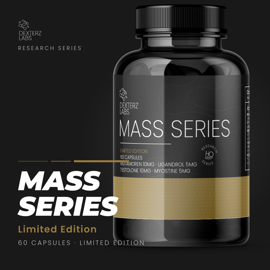 Dexterz Labs Mass Series 60 Capsules - product bottle with label