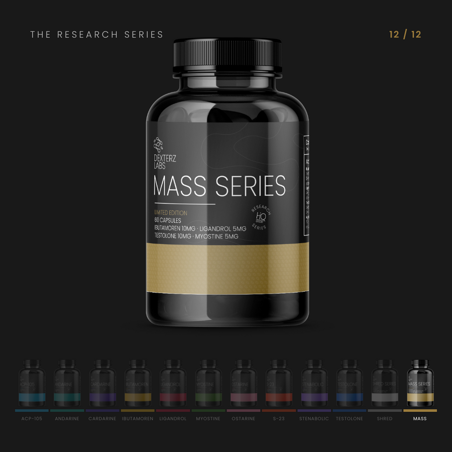 Dexterz Labs Mass Series 60 Capsules - research series range