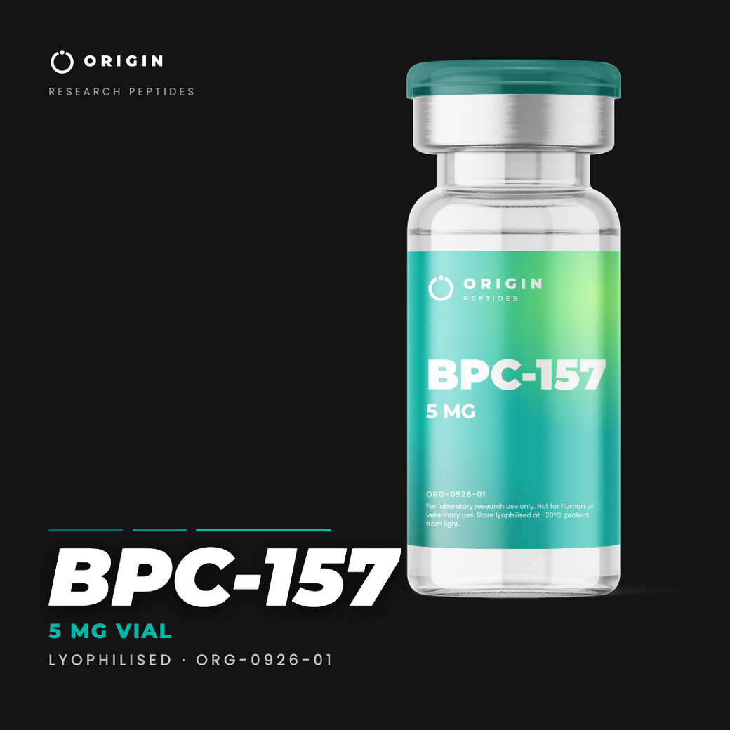 Origin Peptides BPC-157 5mg Vial, Origin Peptides hero image