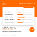 Origin Peptides Kisspeptin-10 10mg Vial, research profile card scored out of 5