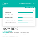 Origin Peptides KLOW Blend 80mg Vial, research profile card scored out of 5