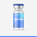 Origin Peptides Selank 5mg Vial, product vial on white