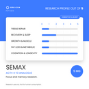 Origin Peptides Semax 5mg Vial, research profile card scored out of 5