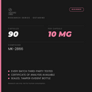 Dexterz Labs Ostarine MK-2866 10mg 90 Capsules - specification card