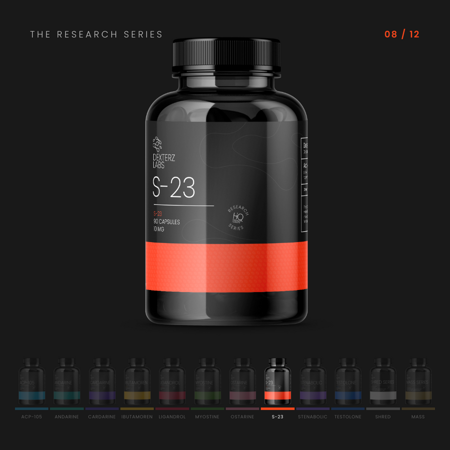 Dexterz Labs S23 10mg 90 Capsules - research series range