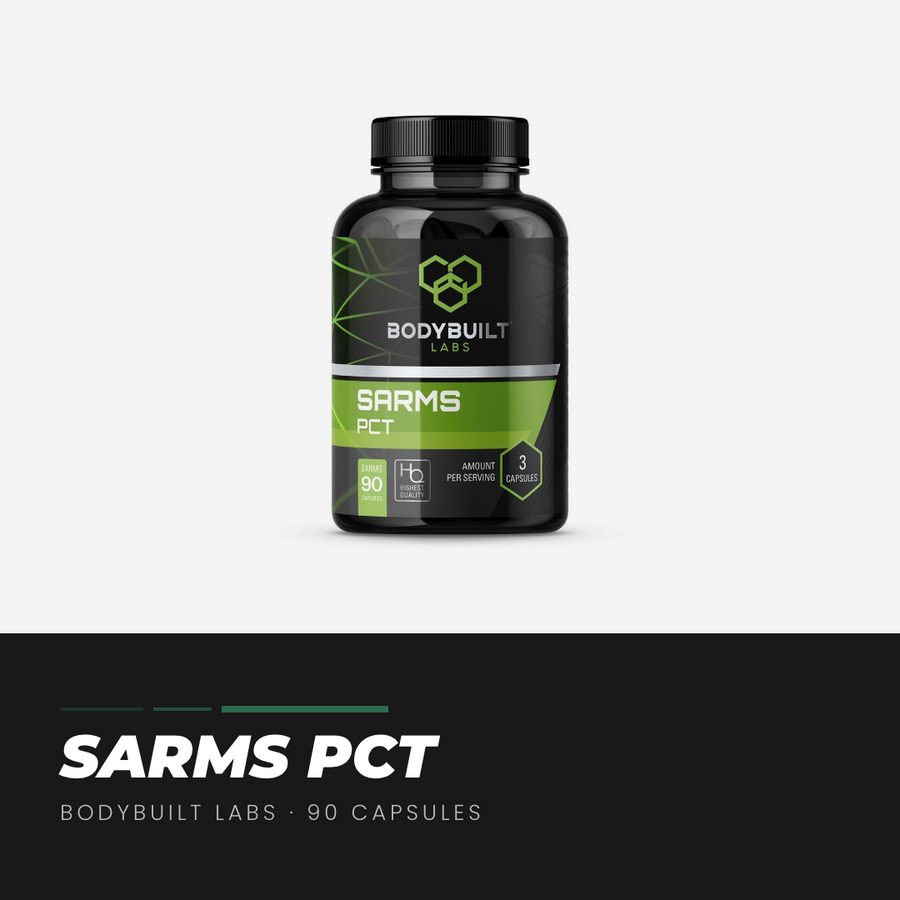 Bodybuilt Labs Sarms PCT 90 Capsules - product bottle with label