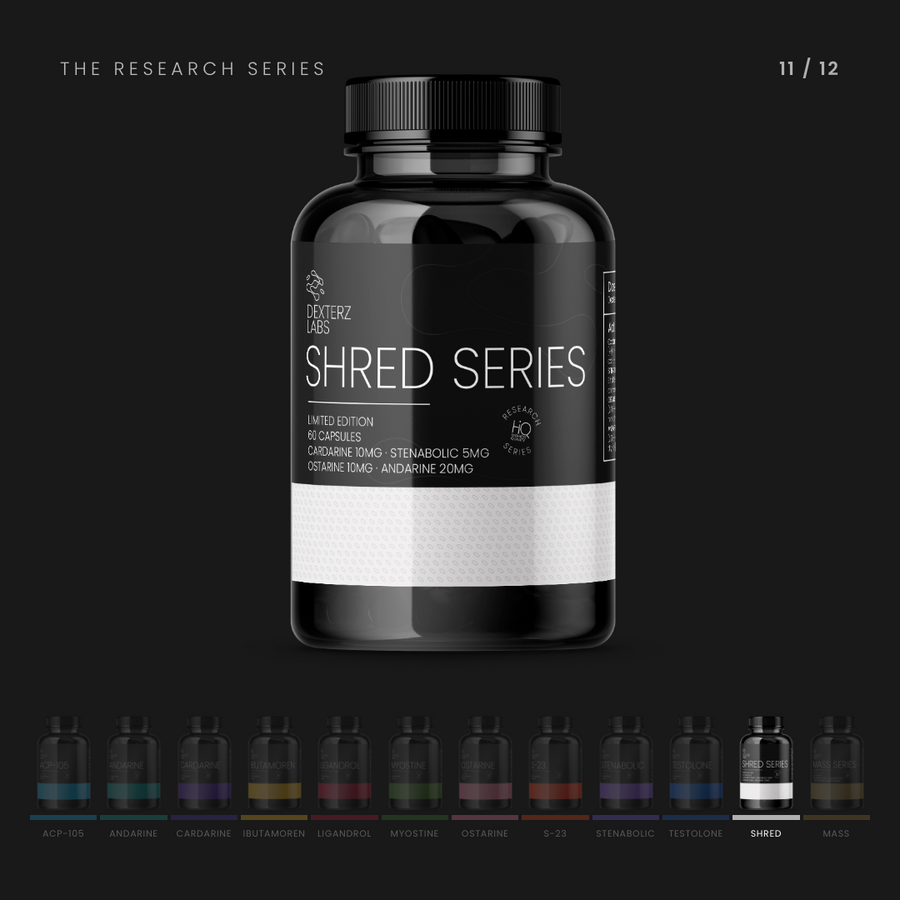 Dexterz Labs Shred Series 60 Capsules - research series range