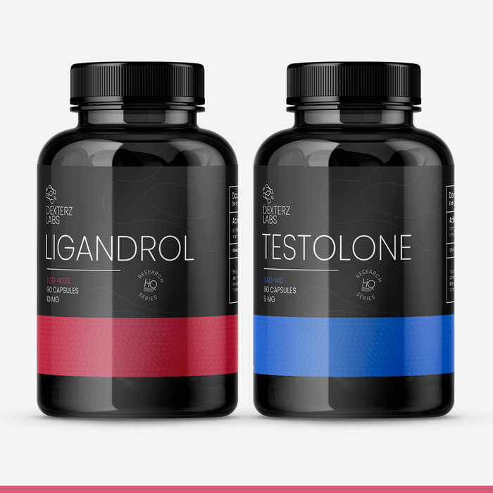 Dexterz Labs Beginner Muscle Stack, research stack bottles (research use only)