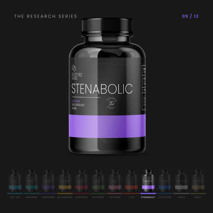 Dexterz Labs Stenabolic SR-9009 8mg 90 Capsules - research series range