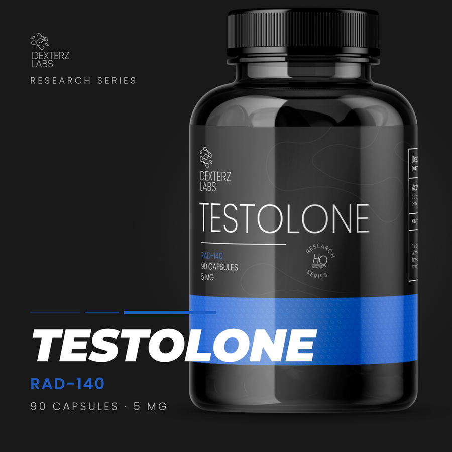 Dexterz Labs Testolone RAD-140 5mg 90 Capsules - product bottle with label