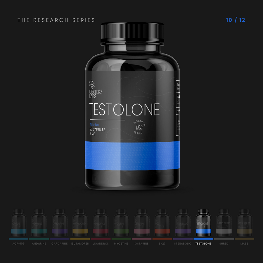 Dexterz Labs Testolone RAD-140 5mg 90 Capsules - research series range