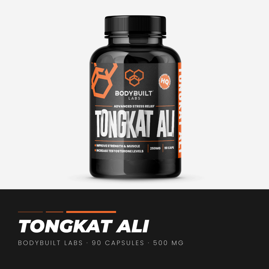 Bodybuilt Labs Tongkat Ali 500mg 90 Capsules - product bottle with label