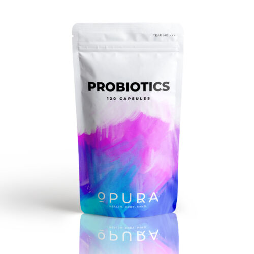Opura Probiotic Capsules Lactobacillus Acidophilus Digestive 500mg 1Billion CFU